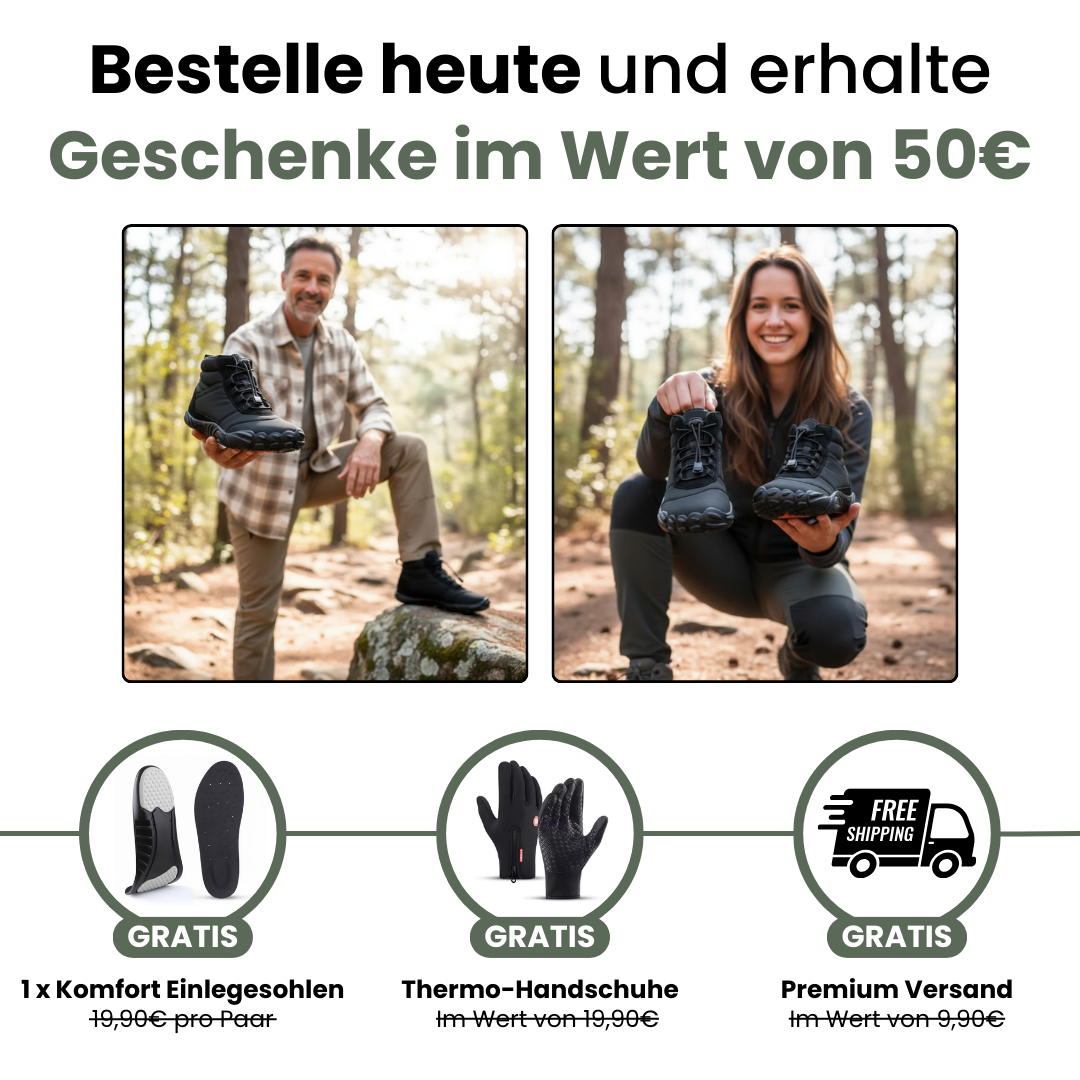 Frostfrei™ – Winter Barfußschuh